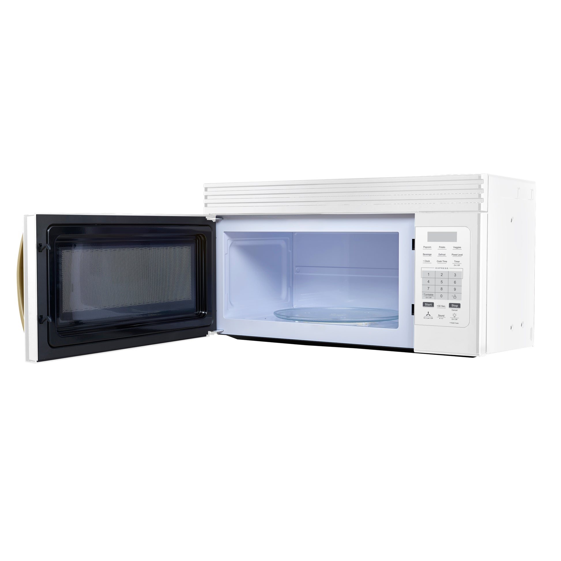 Forno Scalo 30-Inch Over the Range Microwave, White – 1.6 cu.ft, 300 CFM Vent, Touch Control, LED Light - Forno Appliances
