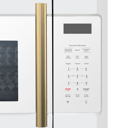 Forno Fornace 30-Inch Over the Range Convection Microwave, White – 1.5 cu.ft, 300 CFM Vent, Touch Control, LED Light - Forno Appliances