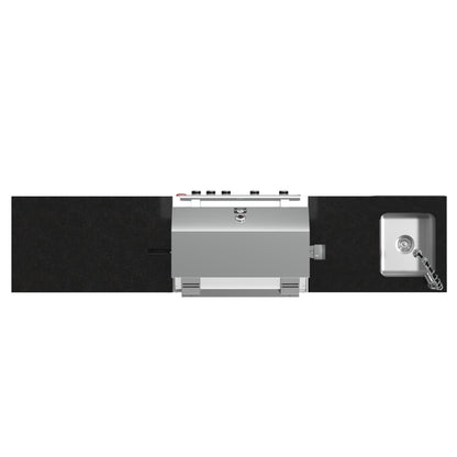 FORNO Bulnes 30-Inch BBQ, 60,000 BTU, 3 Burners with Sear & Rotisserie Infrared Burners, Stainless Steel Outdoor Kitchen with 1.8 cu.ft. Beverage Center & Black Granite Countertops - Forno Appliances