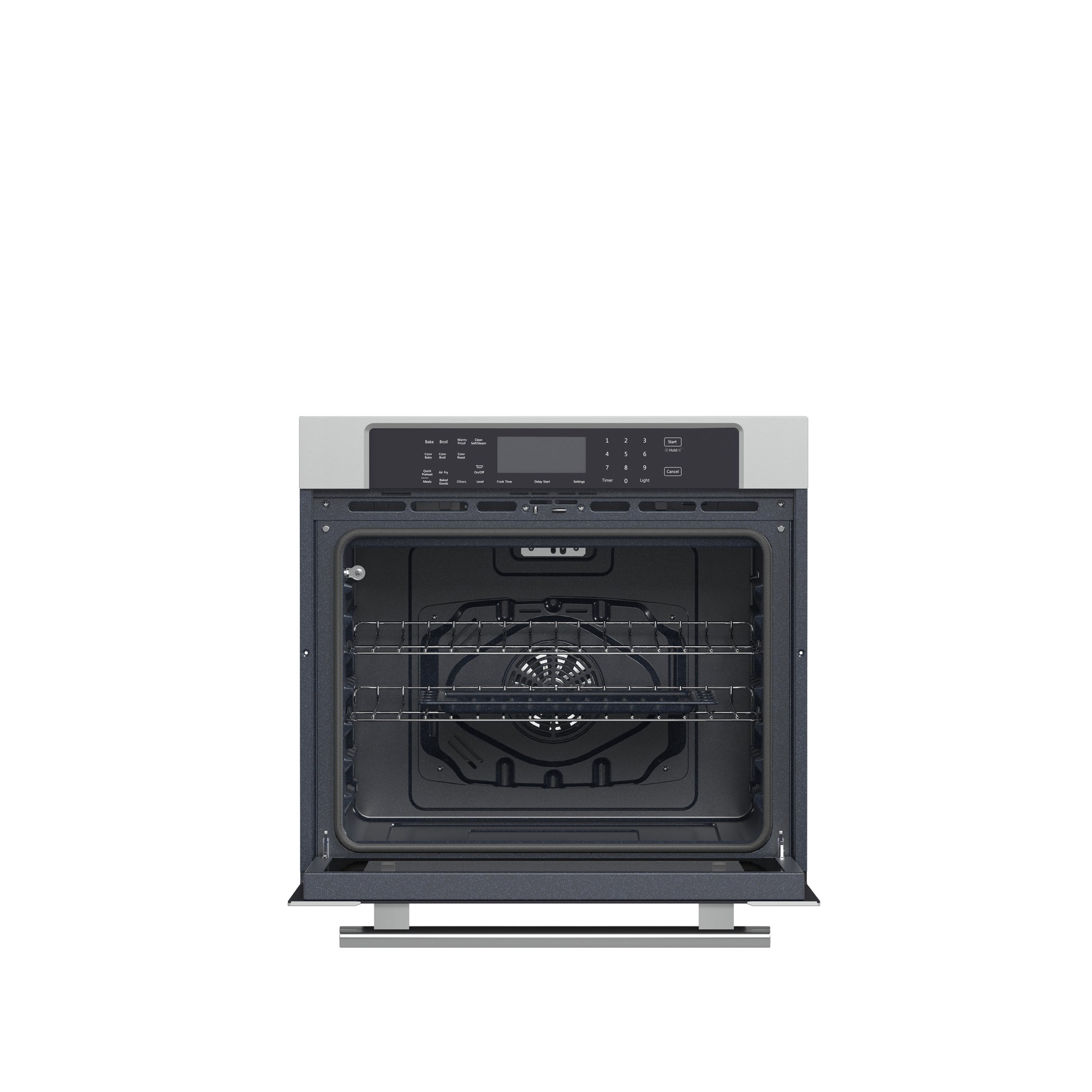 Forno Villarosa 30-Inch Electric Wall Oven, Stainless Steel, 5.0 cu.ft Capacity, Air Fry, Steam Cleaning, Glass Touch Controls - Forno Appliances