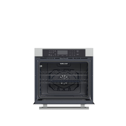 Forno Villarosa 30-Inch Electric Wall Oven, Stainless Steel, 5.0 cu.ft Capacity, Air Fry, Steam Cleaning, Glass Touch Controls - Forno Appliances