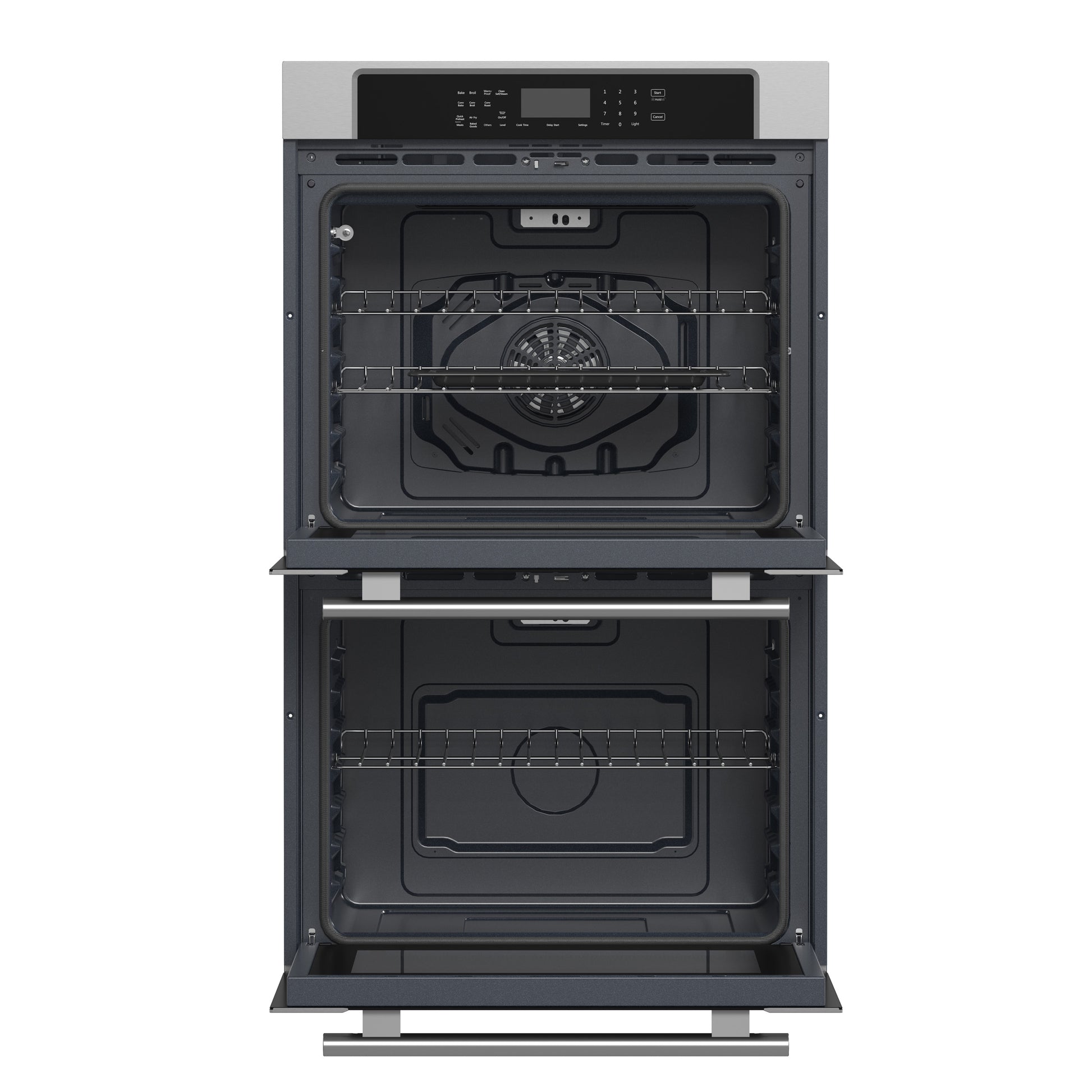 Forno Villarosa 30-Inch Built-In Double Wall Oven, Stainless Steel, Convection Cooking, Touch Control Panel, Self-Cleaning Function - Forno Appliances