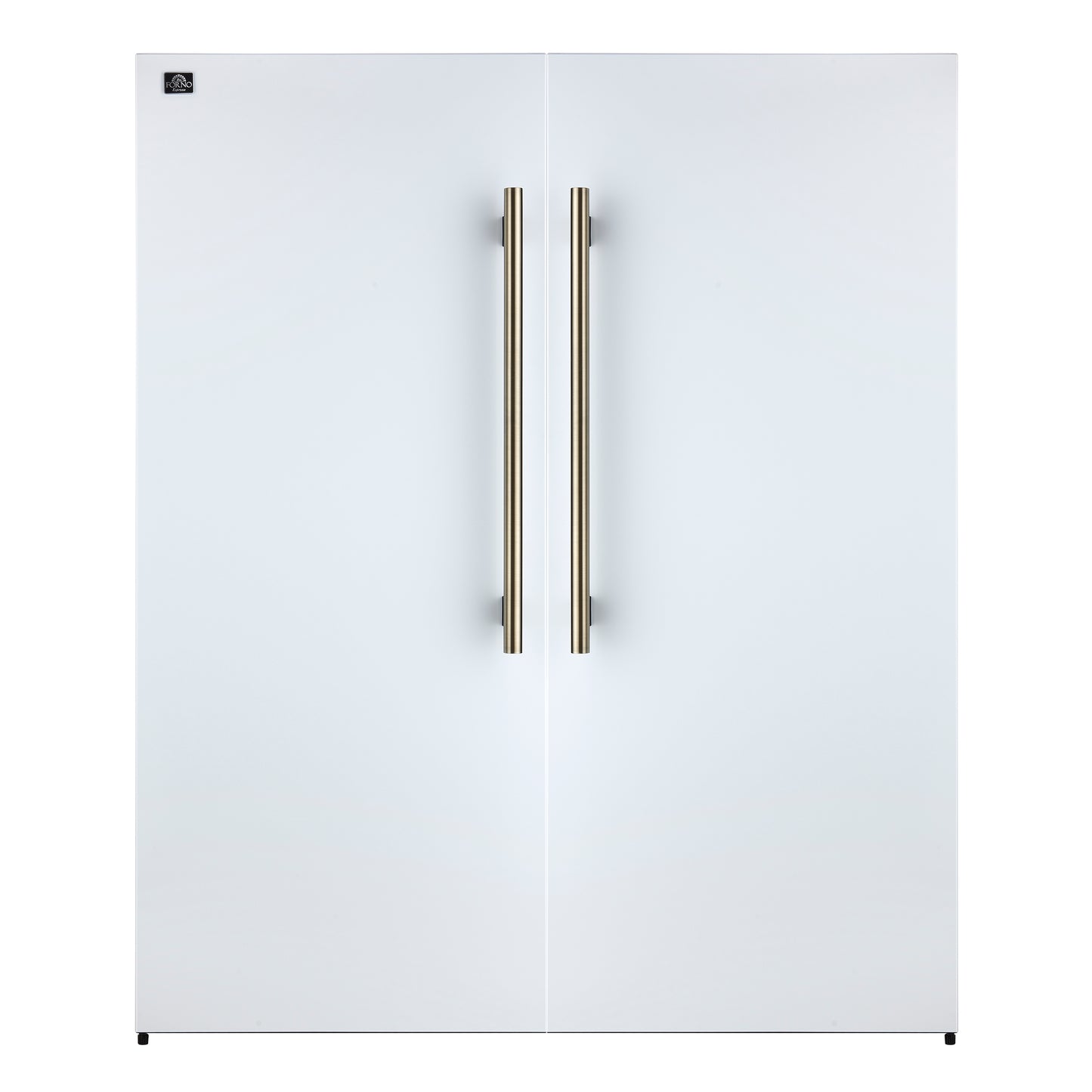 Forno Maderno 2-28-Inch Wide Convertible Refrigerator/Freezer in White, Decorative Trim, 27.2 cu.ft, 84-Inch High, ENERGY STAR Certified - Forno Appliances