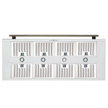 Forno Aria 60 Inch Wall-Mounted Range Hood in White - Forno Appliances