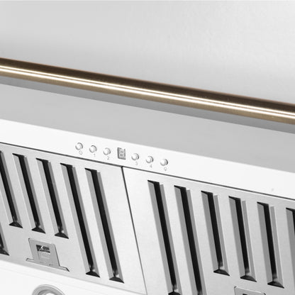 Forno Aria 60 Inch Wall-Mounted Range Hood in White - Forno Appliances