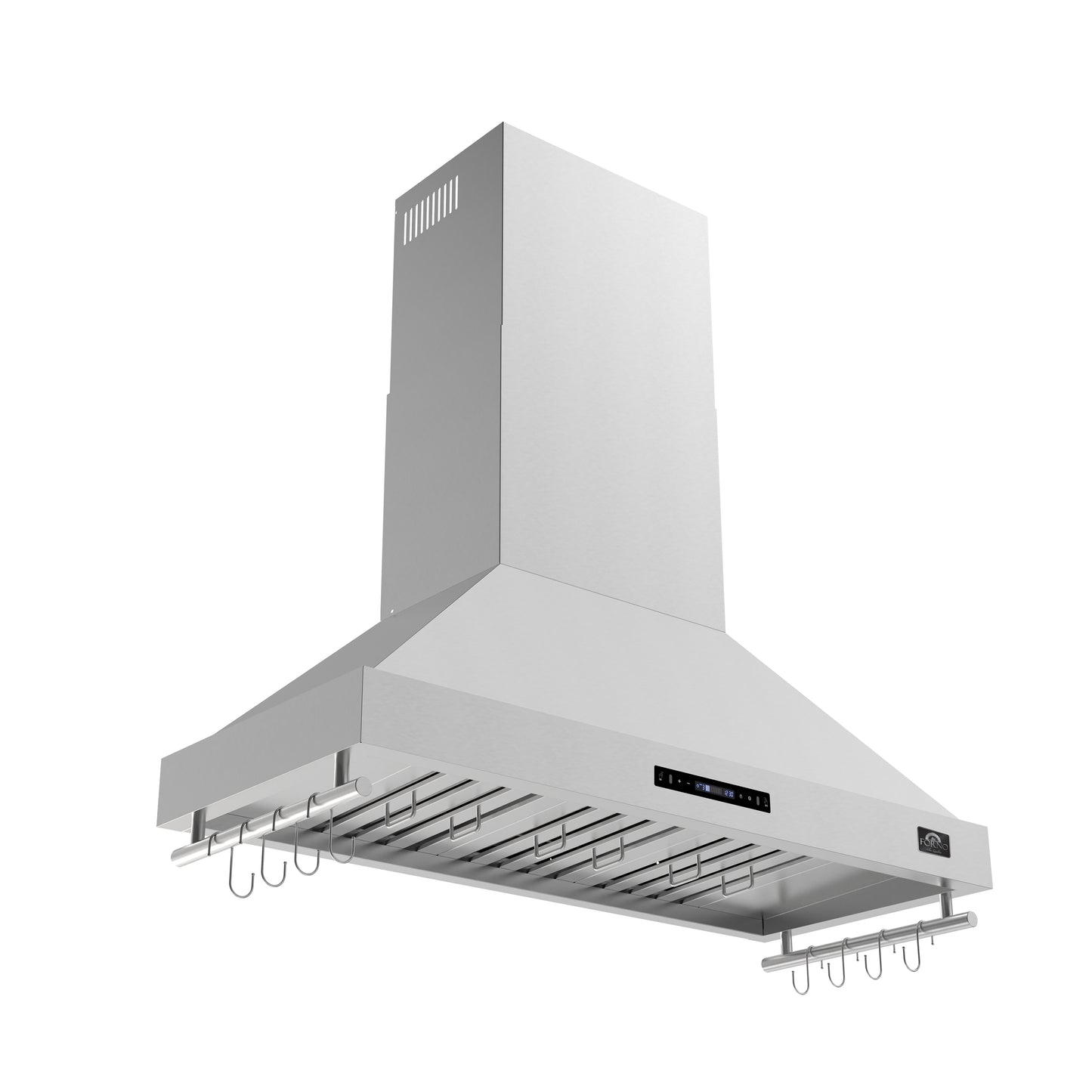 Forno Venezia 48 Inch Wall-Mounted Range Hood with Touch Controls and Baffle Filters - Forno Appliances