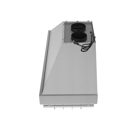Forno Venezia 48 Inch Wall-Mounted Range Hood with Touch Controls and Baffle Filters - Forno Appliances