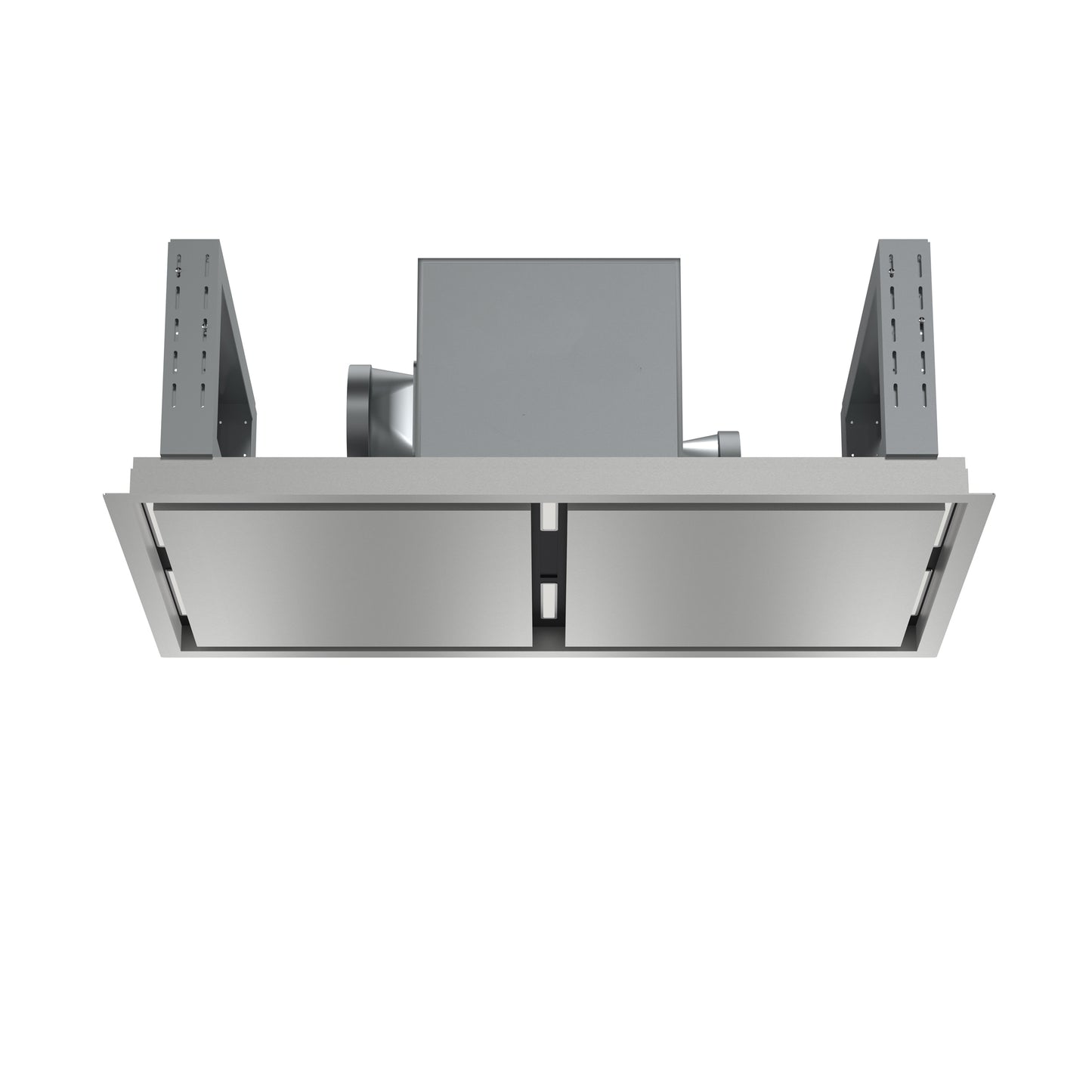 FORNO Arezzo 44-Inch Recessed Ceiling Range Hood, Dual Motors, 1200 CFM, Hybrid Filters, Remote Control - Forno Appliances