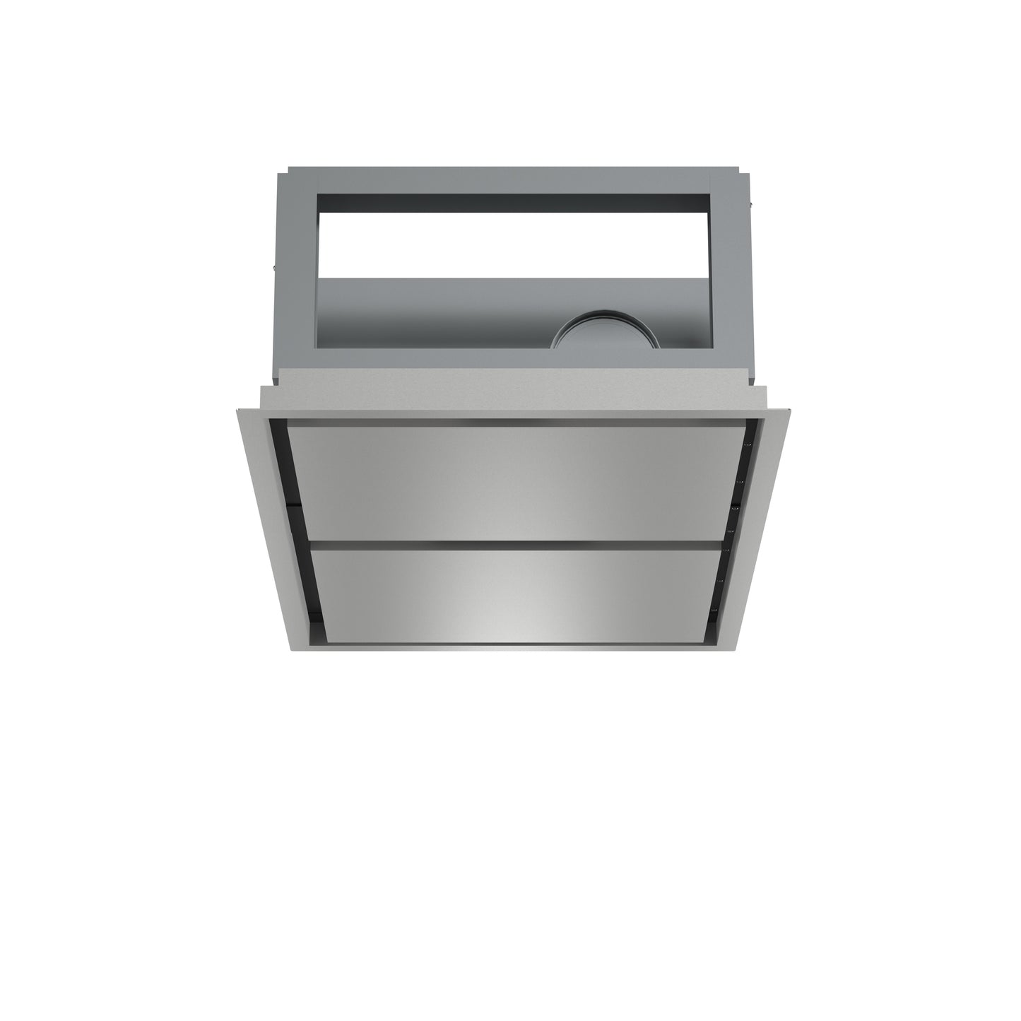 FORNO Arezzo 44-Inch Recessed Ceiling Range Hood, Dual Motors, 1200 CFM, Hybrid Filters, Remote Control - Forno Appliances