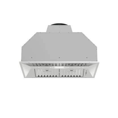 Forno Altilia 36-Inch Insert Range Hood, Stainless Steel, LED Lighting, Baffle Filters