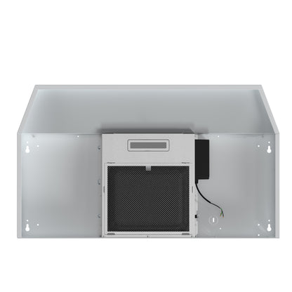 Forno Cappa 30-Inch Under Cabinet Range Hood, White, 200 CFM, Convertible, LED Lighting - Forno Appliances