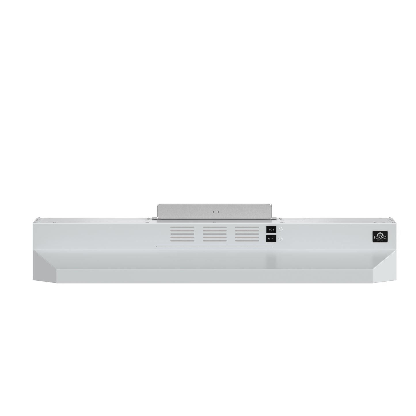 Forno Cappa 30-Inch Under Cabinet Range Hood, White, 200 CFM, Convertible, LED Lighting - Forno Appliances