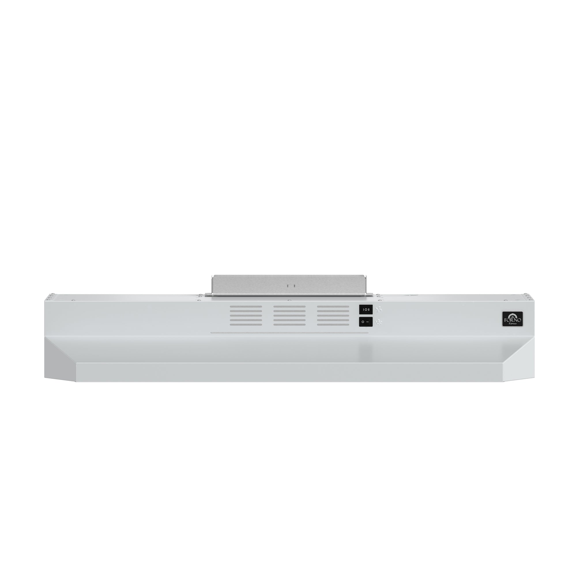 Forno Cappa 30-Inch Under Cabinet Range Hood, White, 200 CFM, Convertible, LED Lighting - Forno Appliances