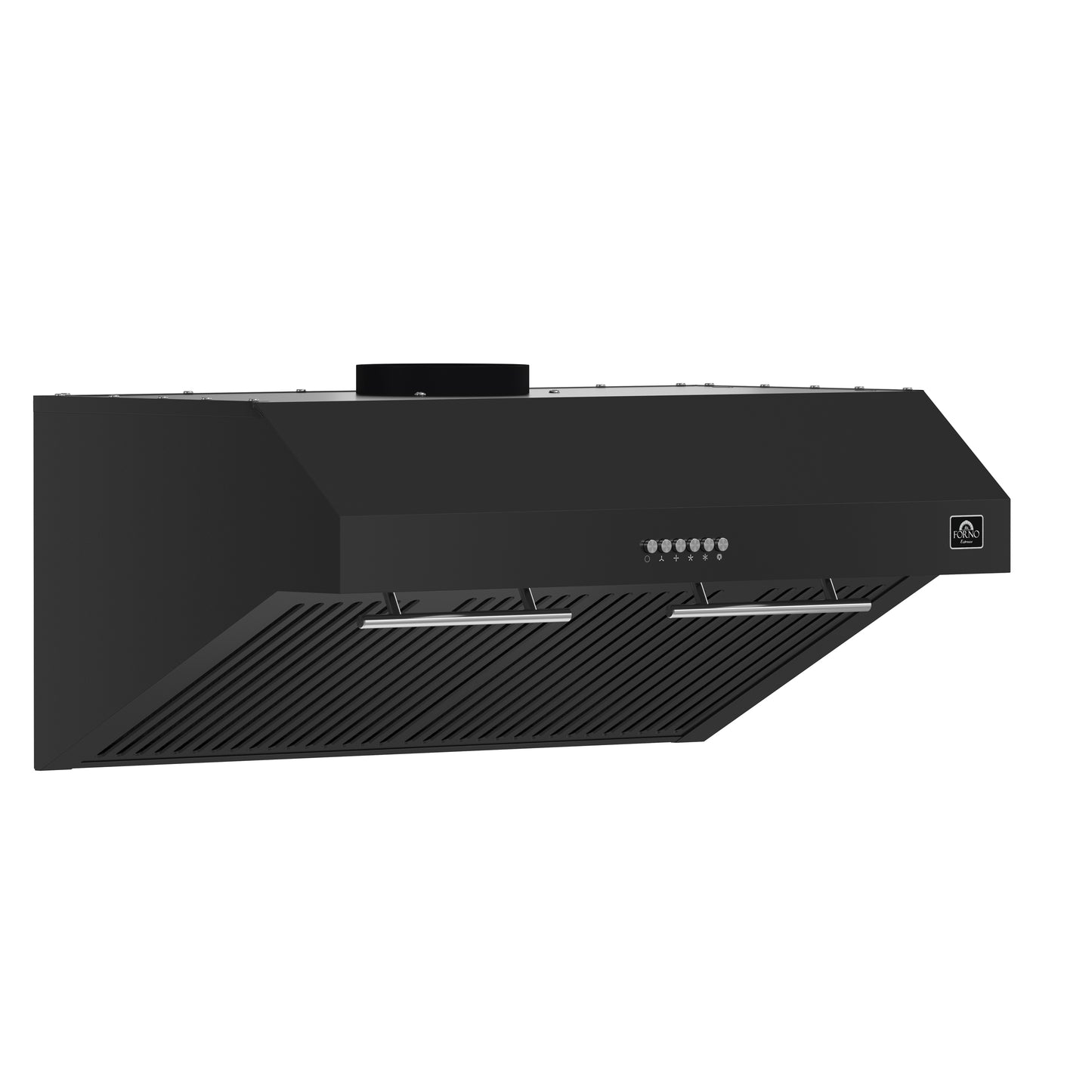Forno Bari Espresso 30-Inch Under Cabinet Range Hood, Black, 600 CFM, LED Lighting, Dishwasher-Safe Baffle Filters, 3-Speed Fan Control - Forno Appliances
