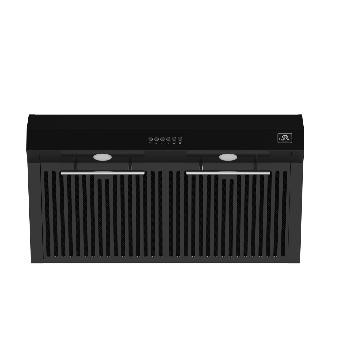 Forno Bari Espresso 30-Inch Under Cabinet Range Hood, Black, 600 CFM, LED Lighting, Dishwasher-Safe Baffle Filters, 3-Speed Fan Control - Forno Appliances
