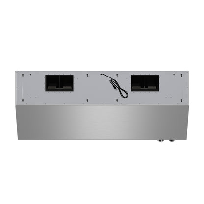 Forno Biagio 60-Inch Wall Mounted Range Hood, Stainless Steel, Heavy Duty - Forno Appliances
