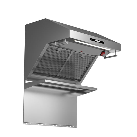 Forno Savona 30-Inch Wall Mount Range Hood, Hybrid Filters, Backsplash Included - Forno Appliances