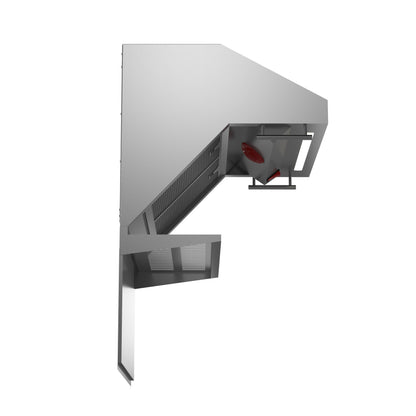 Forno Savona 30-Inch Wall Mount Range Hood, Hybrid Filters, Backsplash Included - Forno Appliances