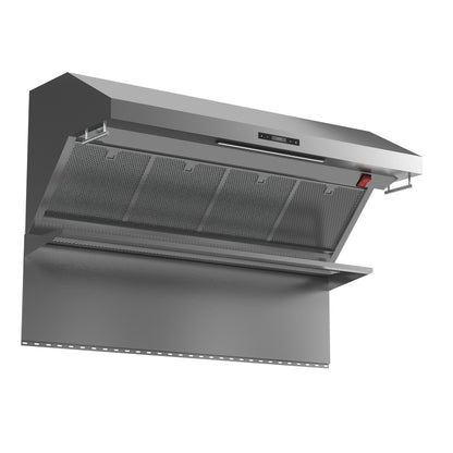 Forno Savona 48-Inch Wall Mount Range Hood, Hybrid Filters, Backsplash Included - Forno Appliances