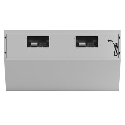Forno Savona 48-Inch Wall Mount Range Hood, Baffle Filters, Backsplash Included - Forno Appliances