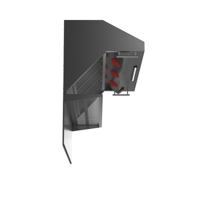 Forno Savona 60-Inch Wall Mount Range Hood, Hybrid Filters, Backsplash Included - Forno Appliances