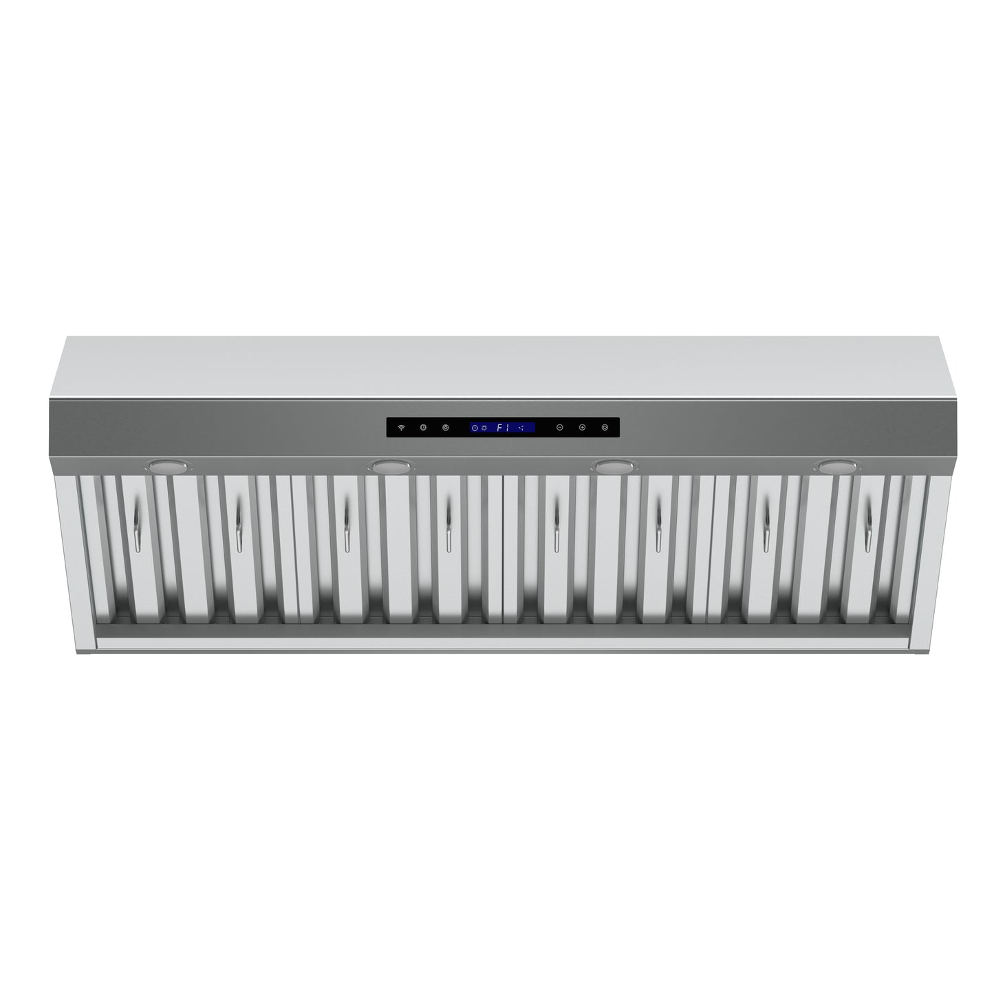 Forno Palazzo 48-Inch Wall Mounted Range Hood, Stainless Steel, Heavy Duty Baffle Filters, Remote Control - Forno Appliances