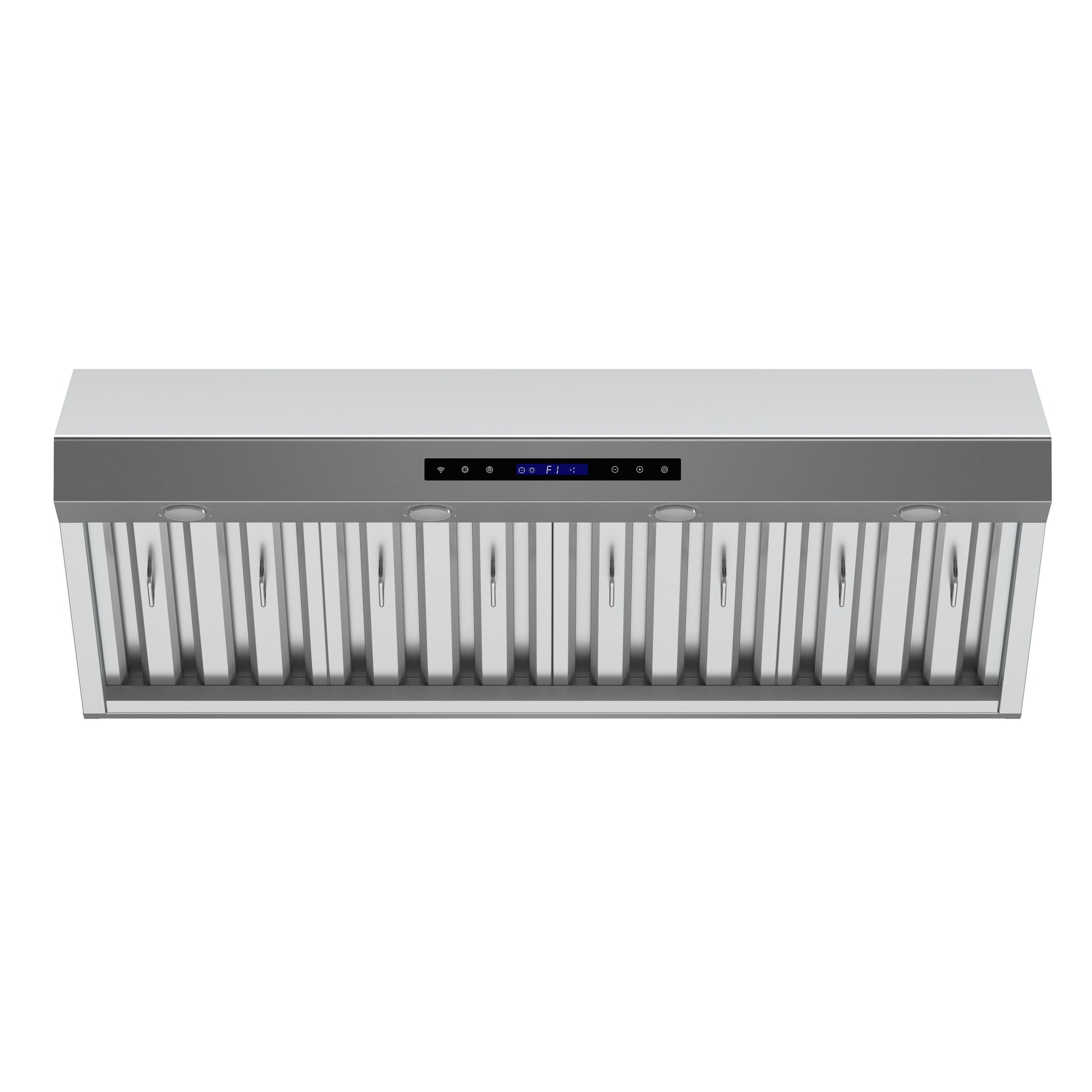 Forno Palazzo 48-Inch Wall Mounted Range Hood, Stainless Steel, Heavy Duty Baffle Filters, Remote Control - Forno Appliances