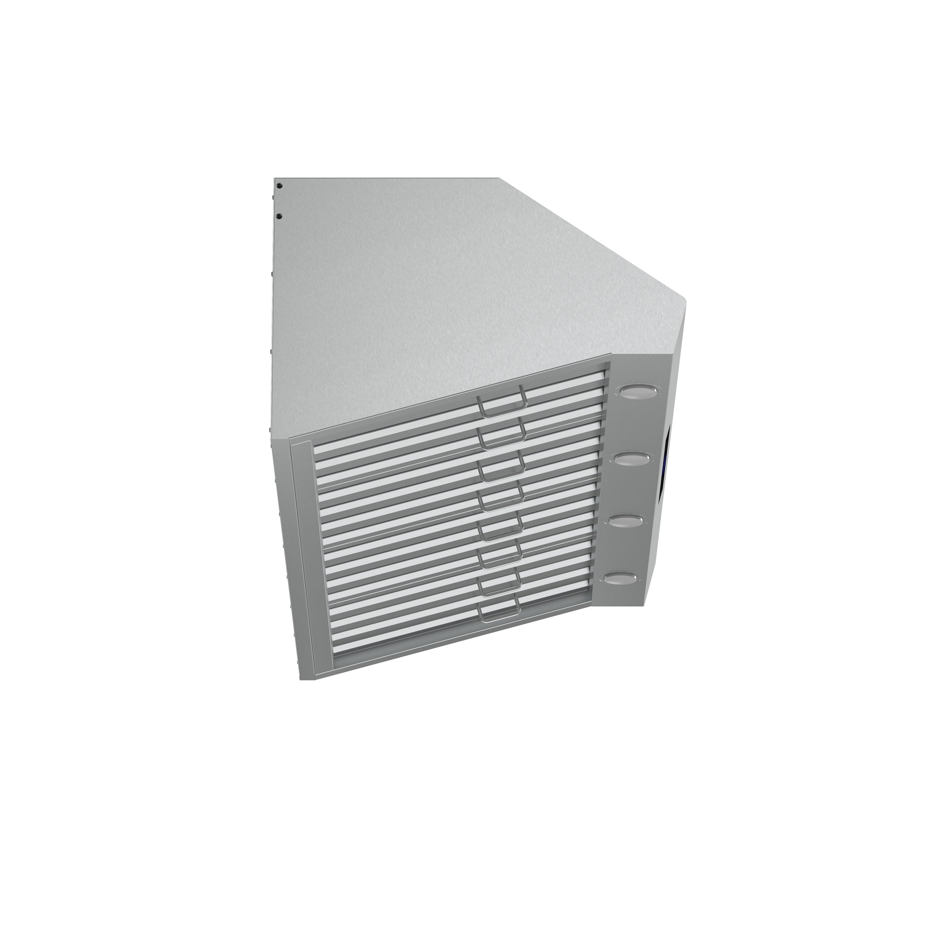 Forno Palazzo 48-Inch Wall Mounted Range Hood, Stainless Steel, Heavy Duty Baffle Filters, Remote Control - Forno Appliances