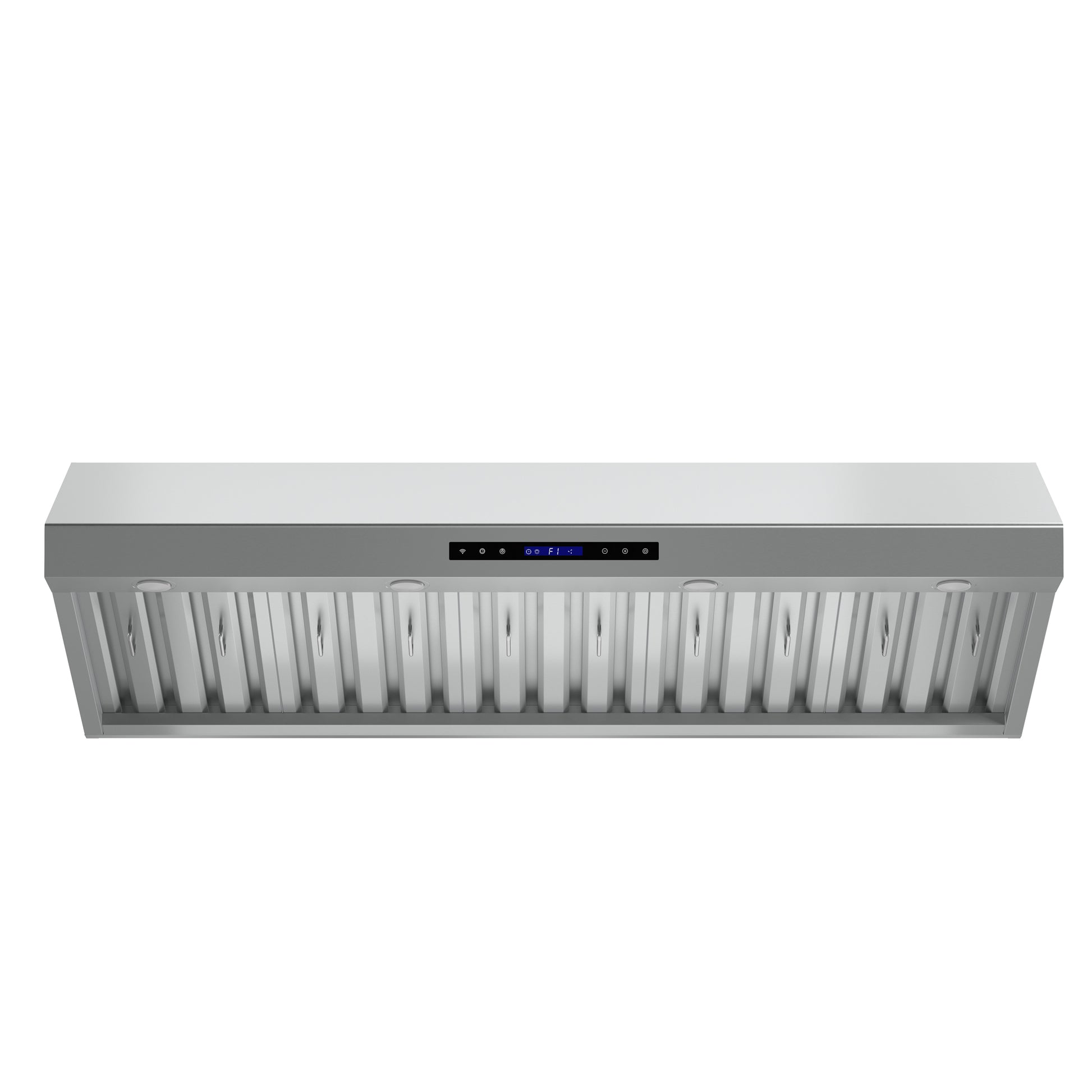 Forno Palazzo 60-Inch Wall Mounted Range Hood, Stainless Steel, Heavy Duty Baffle Filters, Remote Control - Forno Appliances