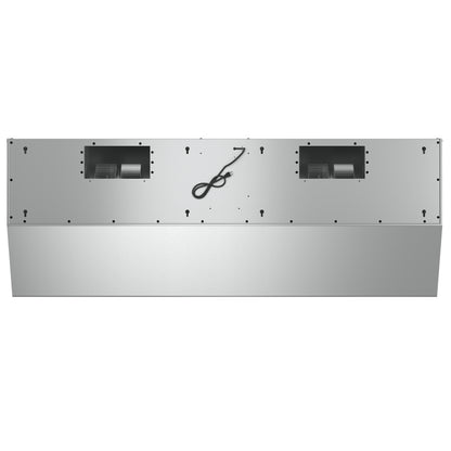 Forno Palazzo 60-Inch Wall Mounted Range Hood, Stainless Steel, Heavy Duty Baffle Filters, Remote Control - Forno Appliances