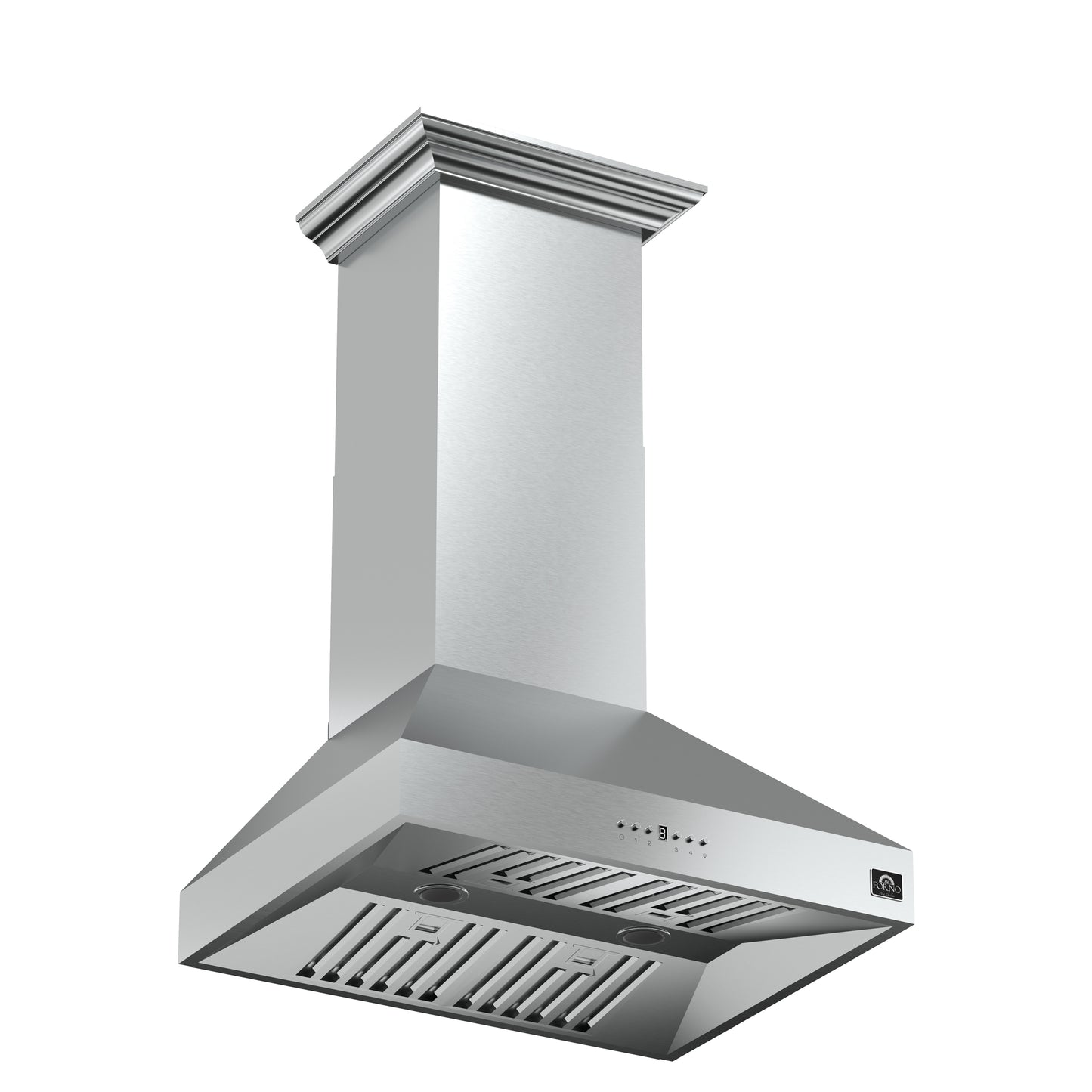 Forno Orvieto 30-Inch Wall Mount Range Hood, LED Lighting, Heavy Duty, Stainless Steel - Forno Appliances
