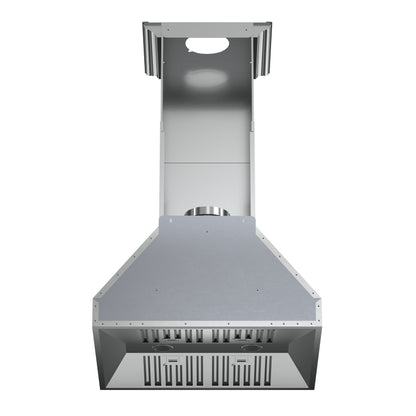 Forno Orvieto 30-Inch Wall Mount Range Hood, LED Lighting, Heavy Duty, Stainless Steel - Forno Appliances