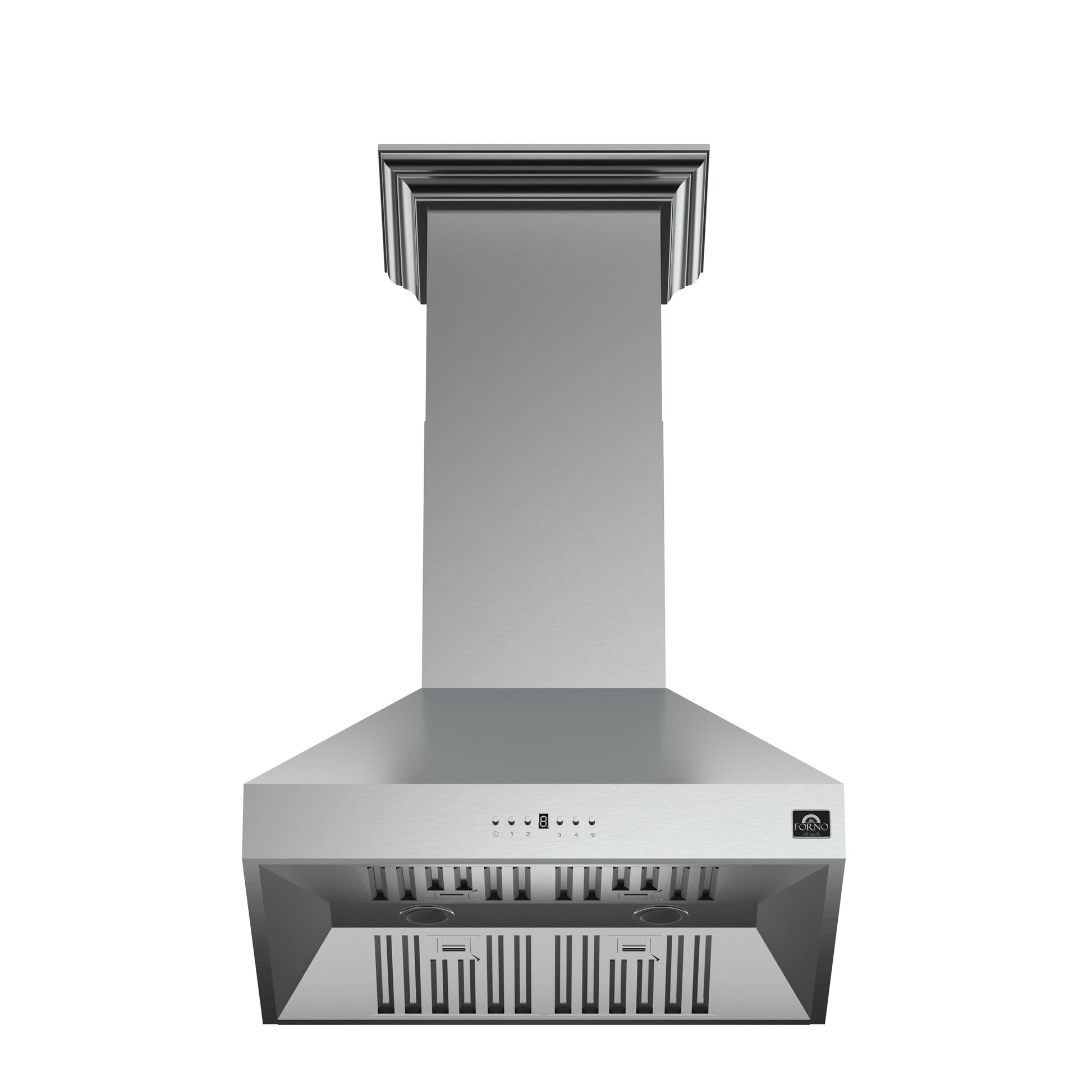 Forno Orvieto 30-Inch Wall Mount Range Hood, LED Lighting, Heavy Duty, Stainless Steel - Forno Appliances