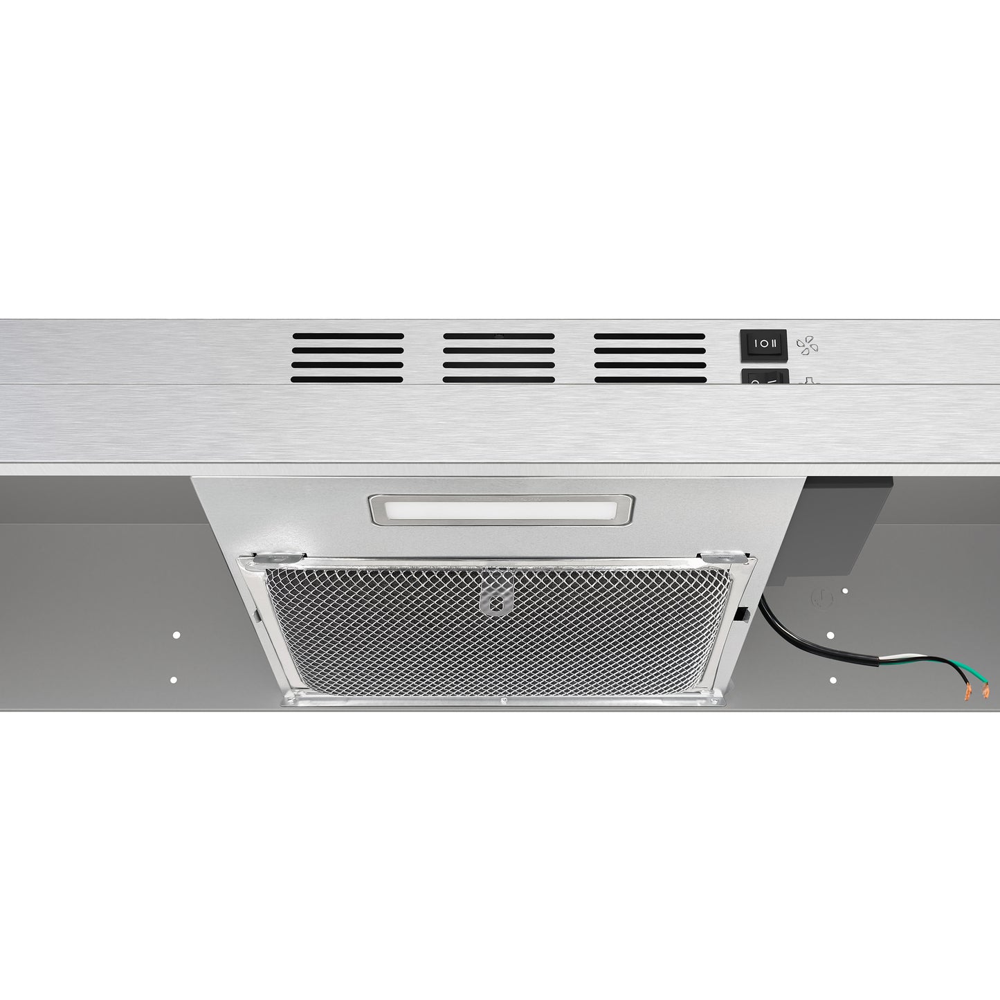 Forno Cappa 30-Inch Under Cabinet Range Hood, Stainless Steel, 200 CFM, Convertible, LED Lighting - Forno Appliances