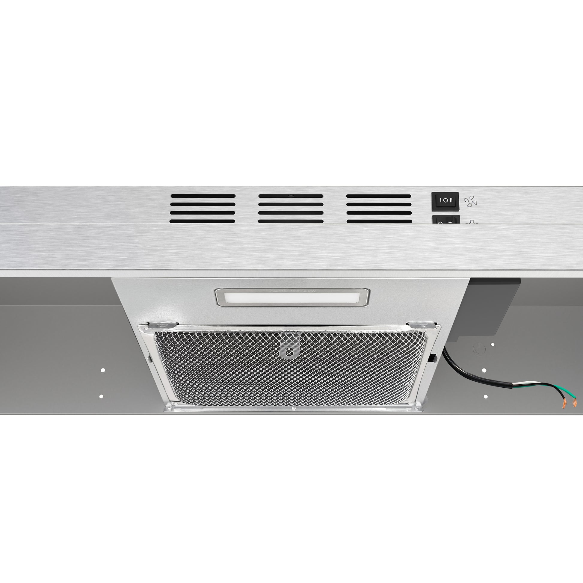 Forno Cappa 30-Inch Under Cabinet Range Hood, Stainless Steel, 200 CFM, Convertible, LED Lighting - Forno Appliances