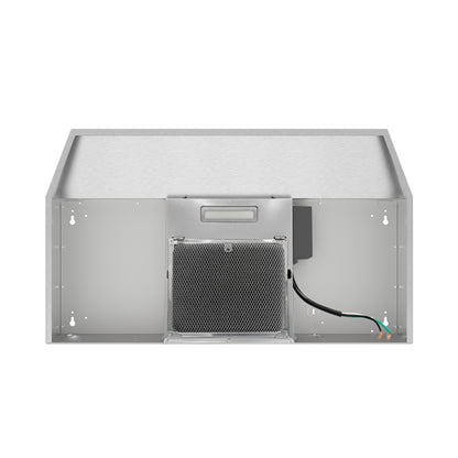 Forno Cappa 30-Inch Under Cabinet Range Hood, Stainless Steel, 200 CFM, Convertible, LED Lighting - Forno Appliances