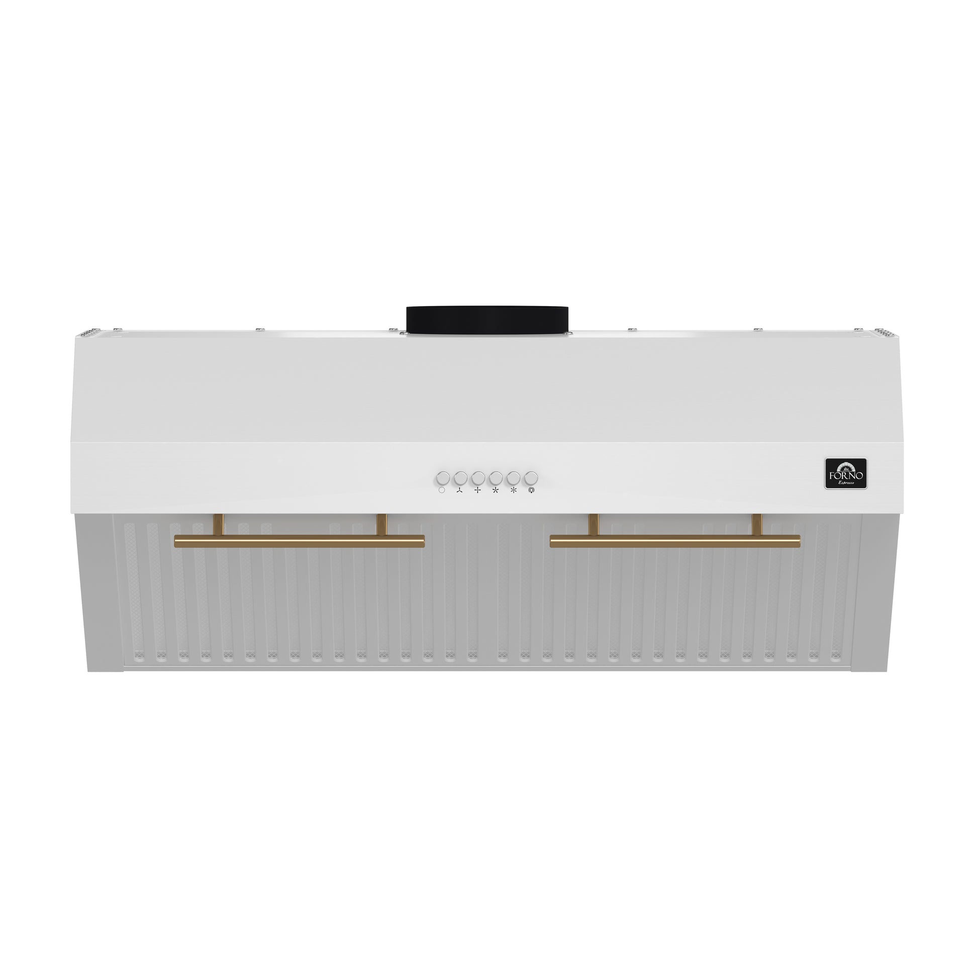 Forno Bari Espresso 30-Inch Under Cabinet Range Hood, White, 600 CFM, LED Lighting, Dishwasher-Safe Baffle Filters, 3-Speed Fan Control - Forno Appliances