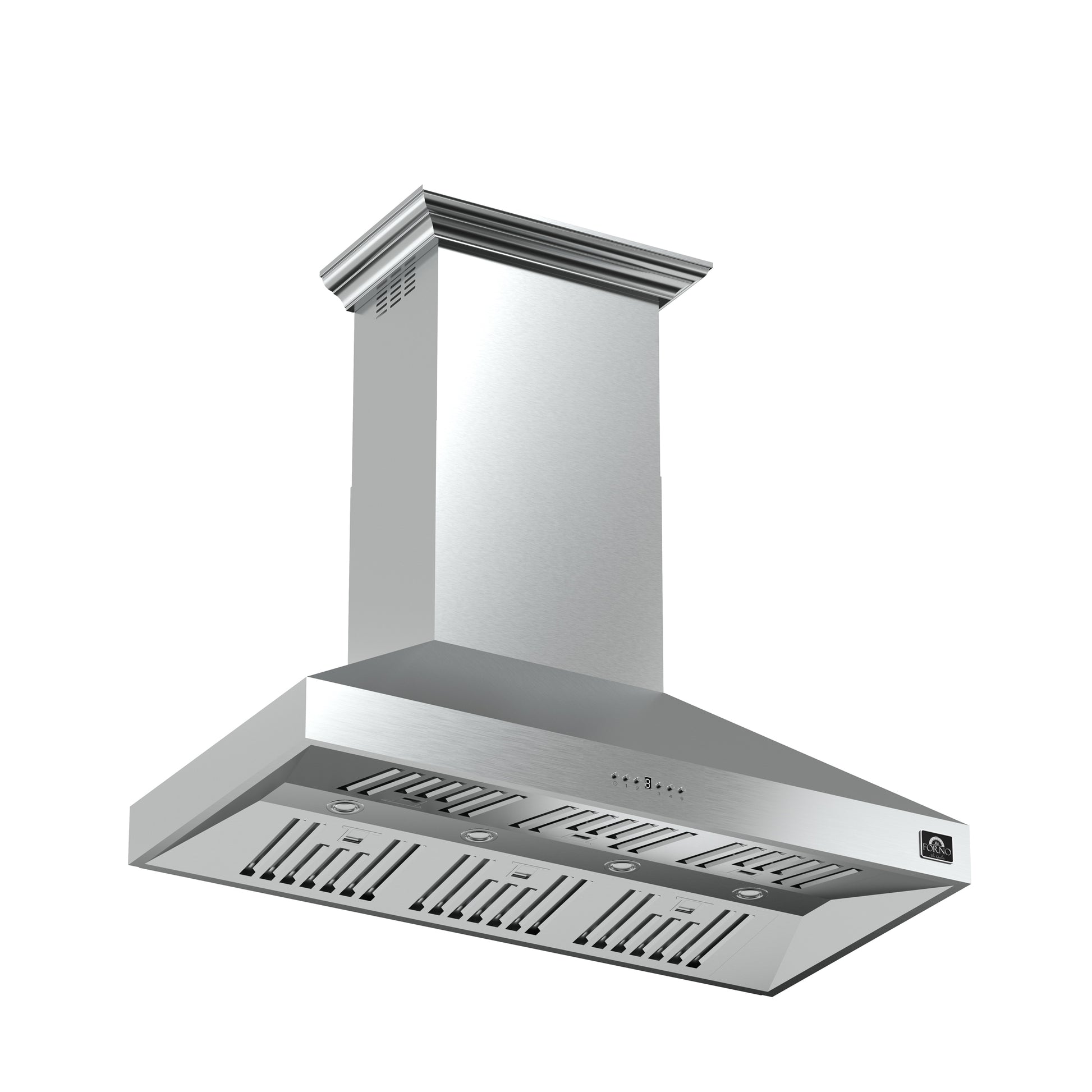 Forno Orvieto 48-Inch Wall Mount Range Hood, LED Lighting, Heavy Duty, Stainless Steel - Forno Appliances