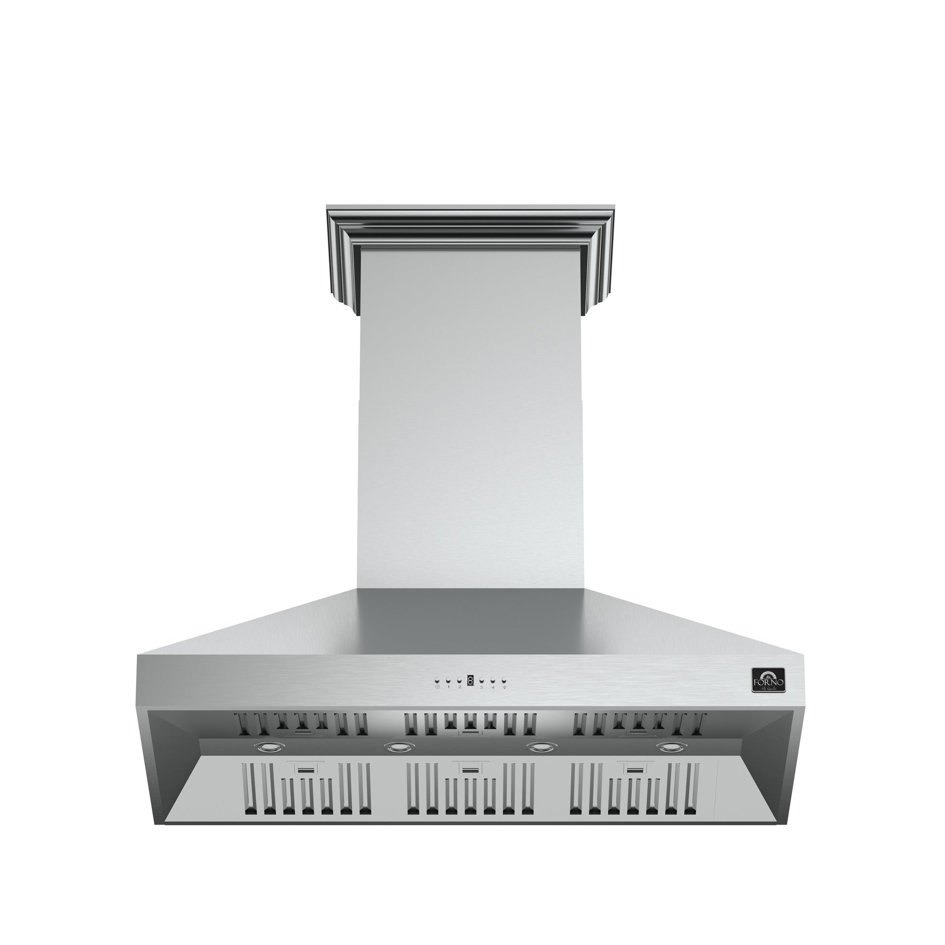 Forno Orvieto 48-Inch Wall Mount Range Hood, LED Lighting, Heavy Duty, Stainless Steel - Forno Appliances