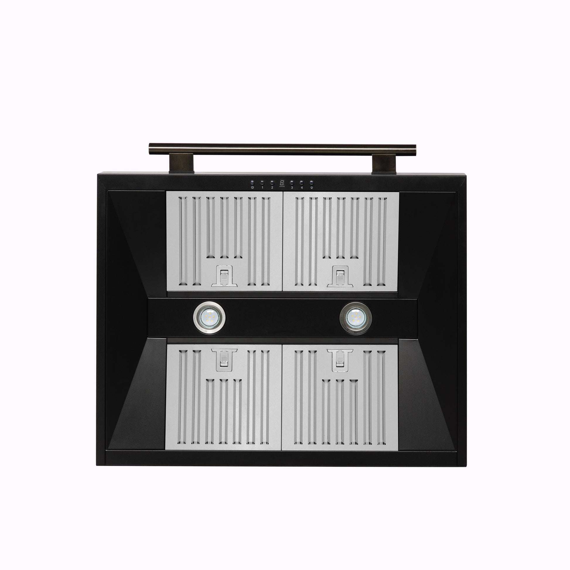 Forno Aria 30 Inch Wall-Mounted Range Hood in Black - Forno Appliances
