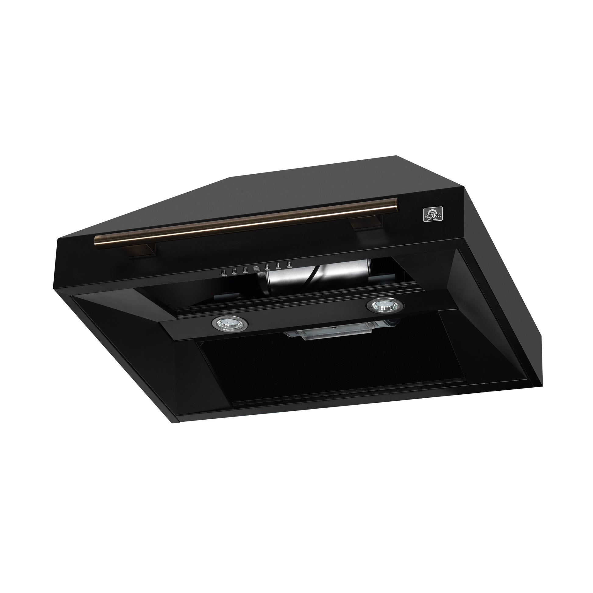 Forno Aria 30 Inch Wall-Mounted Range Hood in Black - Forno Appliances