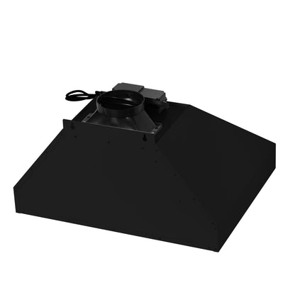 Forno Aria 30 Inch Wall-Mounted Range Hood in Black - Forno Appliances