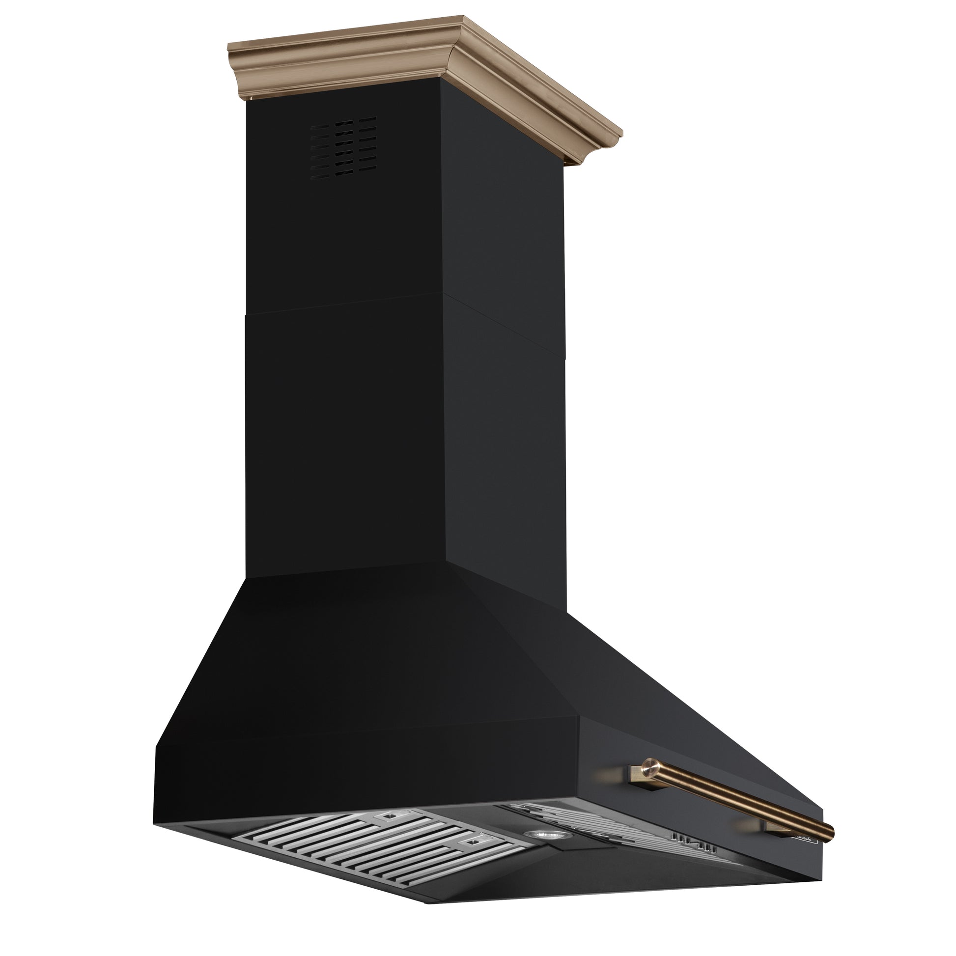 Forno Aria 30 Inch Wall-Mounted Range Hood in Black - Forno Appliances