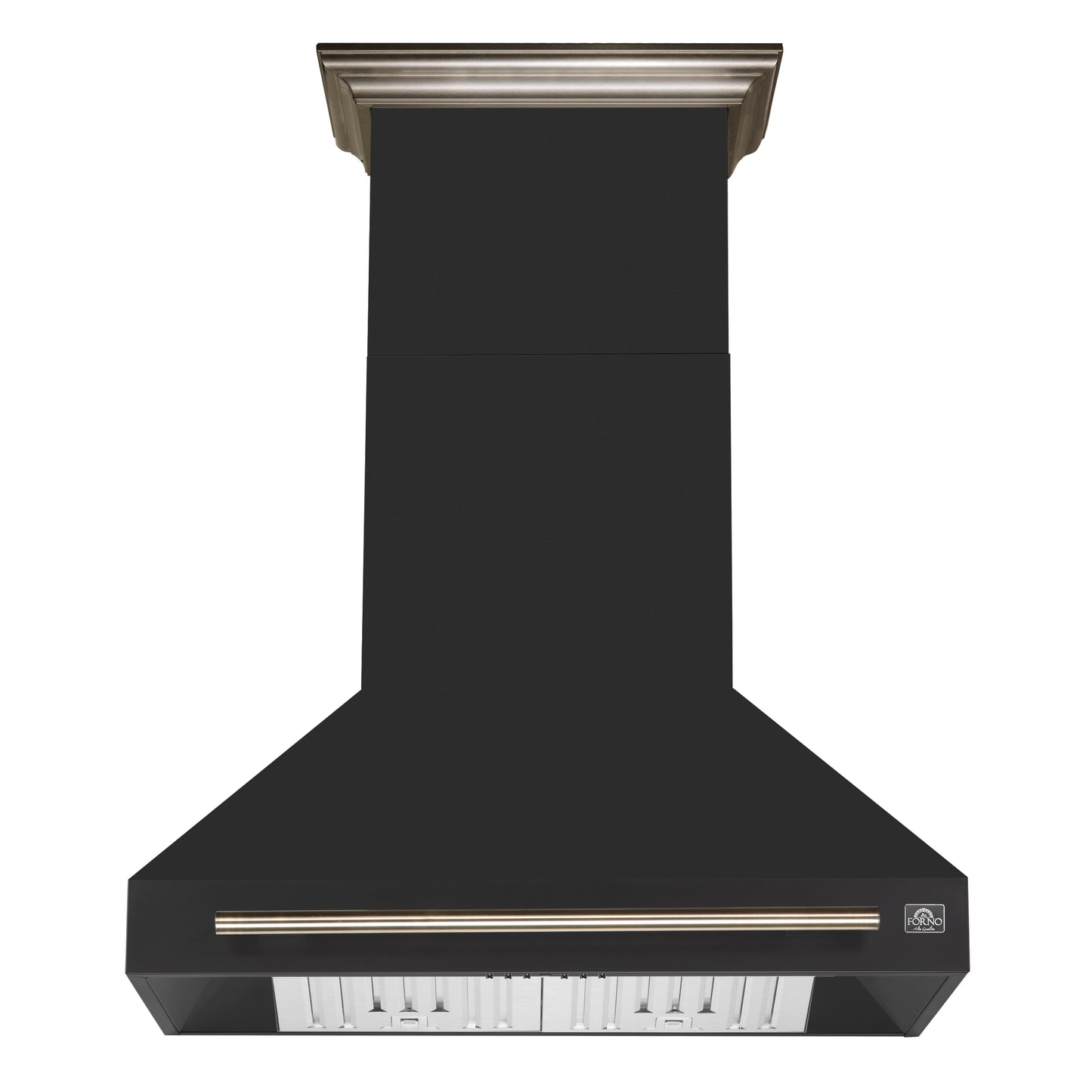 Forno Aria 36 Inch Wall-Mounted Range Hood in Black - Forno Appliances