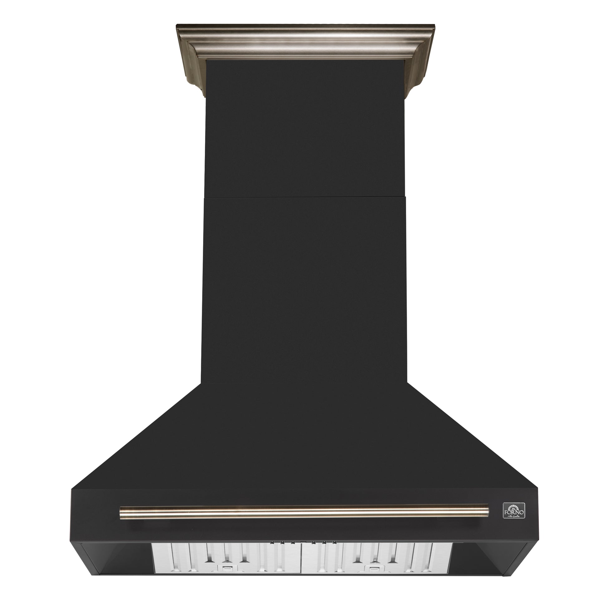 Forno Aria 36 Inch Wall-Mounted Range Hood in Black - Forno Appliances