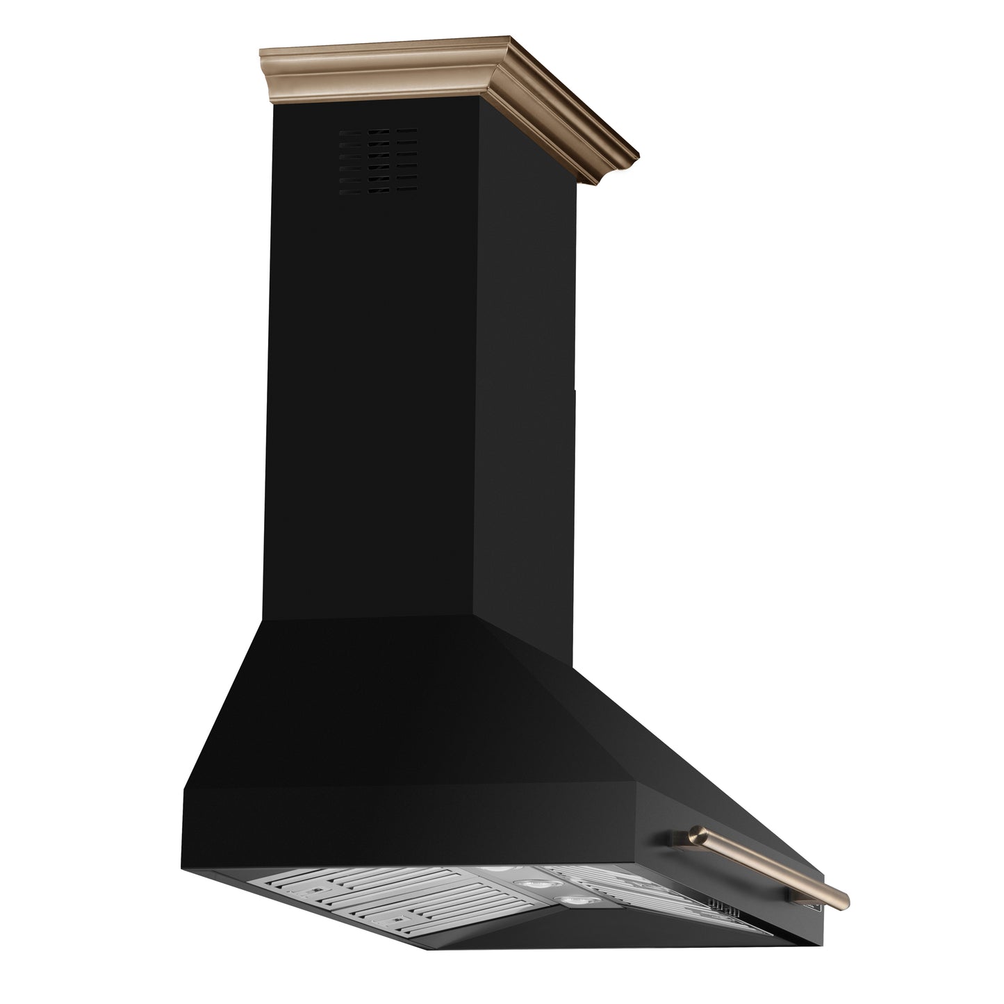 Forno Aria 36 Inch Wall-Mounted Range Hood in Black - Forno Appliances