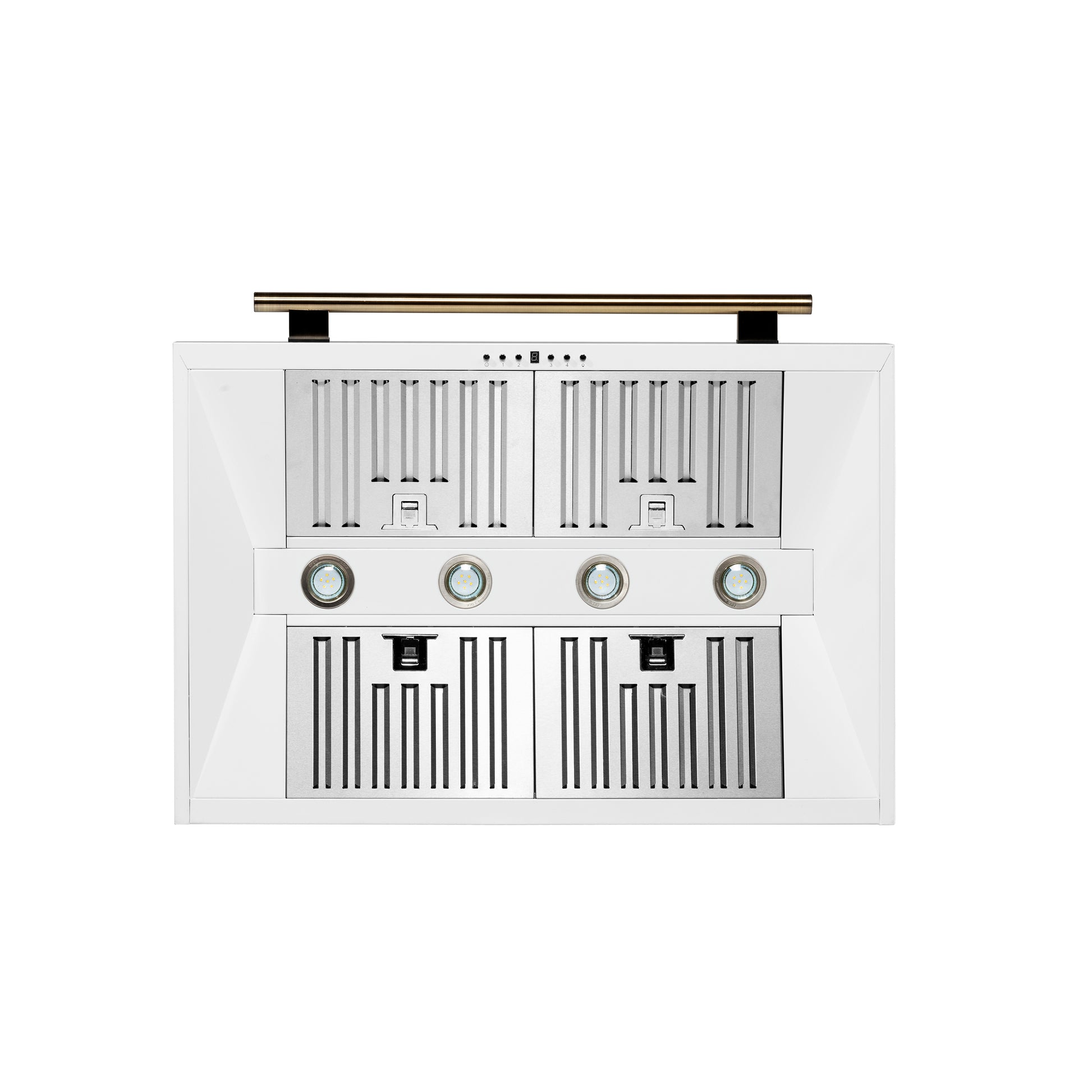 Forno Aria 36 Inch Wall-Mounted Range Hood in White - Forno Appliances