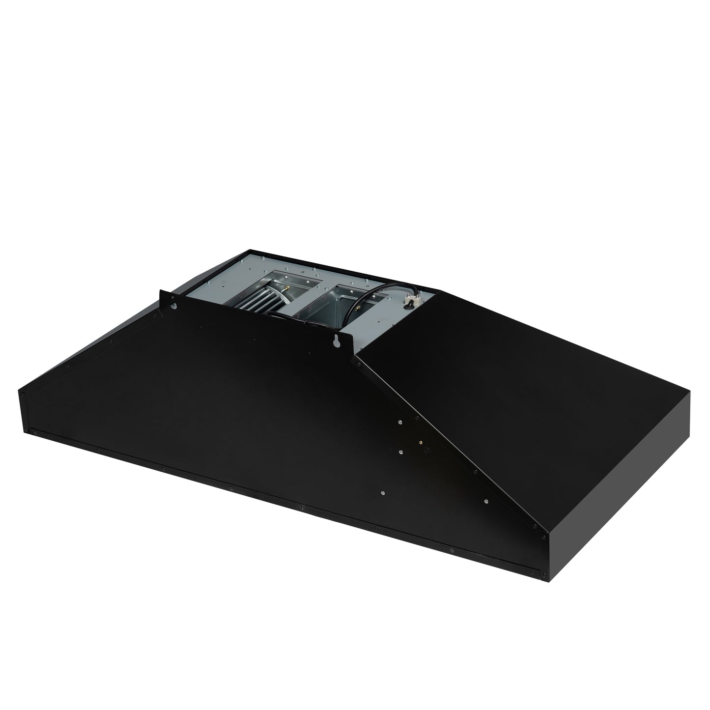 Forno Aria 48 Inch Wall-Mounted Range Hood in Black - Forno Appliances