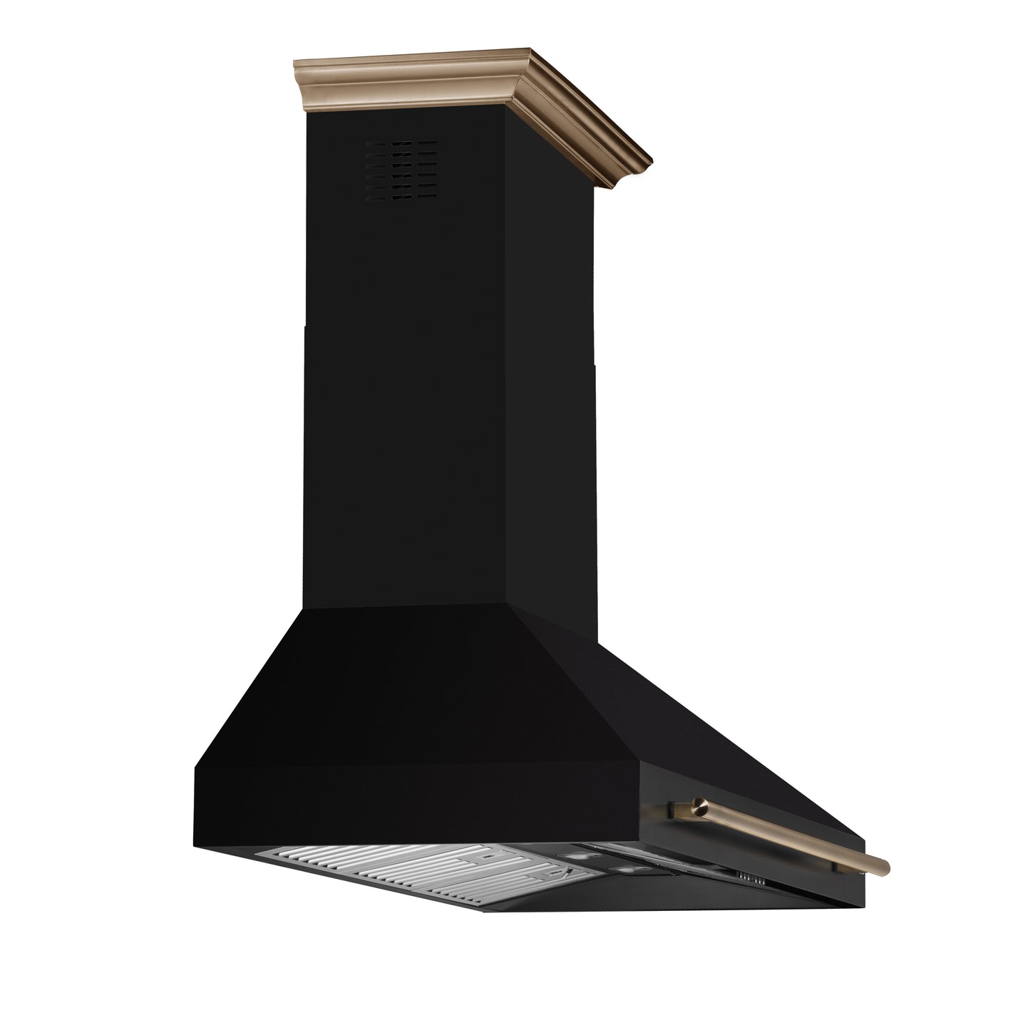 Forno Aria 48 Inch Wall-Mounted Range Hood in Black - Forno Appliances