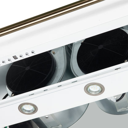 Forno Aria 48 Inch Wall-Mounted Range Hood in White - Forno Appliances